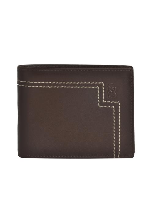 brown leatherette wallet - 15190977 - Standard Image - 1