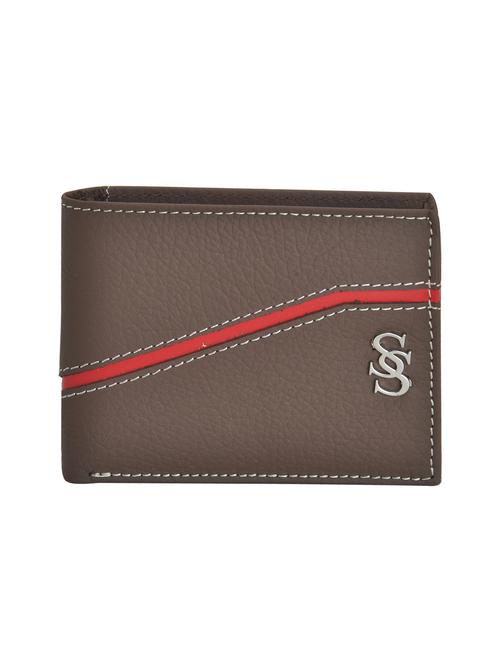brown leatherette wallet - 15190986 - Standard Image - 1