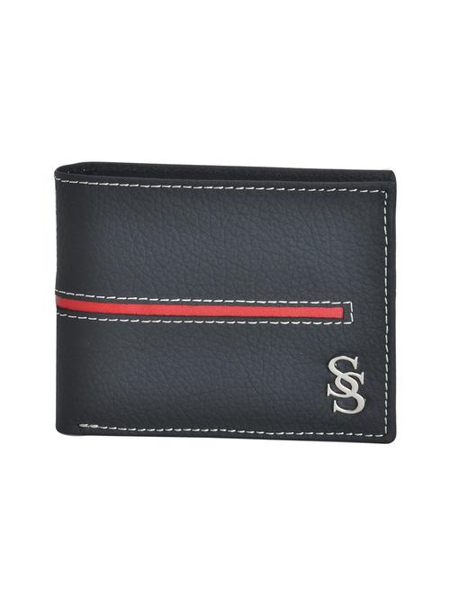 black leatherette wallet - 15190991 - Standard Image - 1
