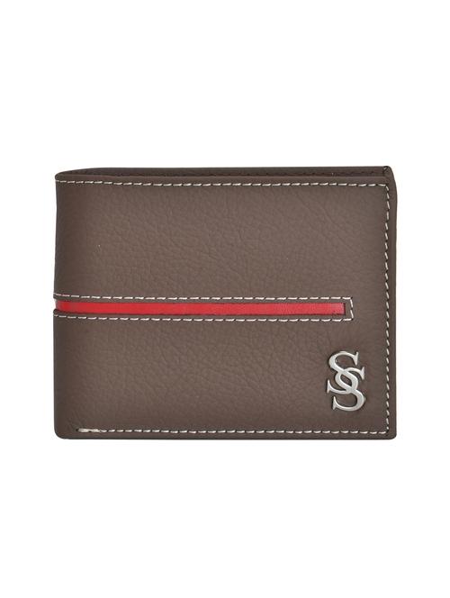 brown leatherette wallet - 15190992 - Standard Image - 1