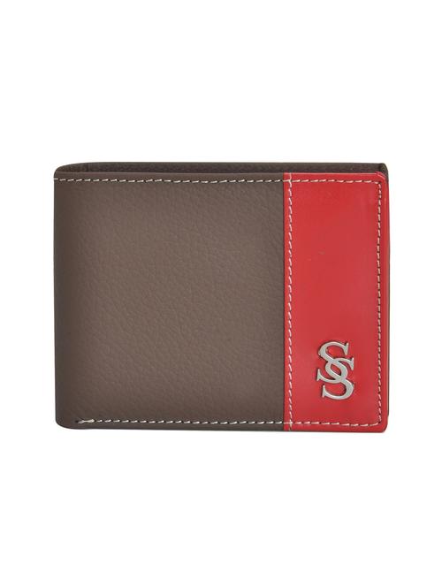 brown leatherette wallet - 15190995 - Standard Image - 1