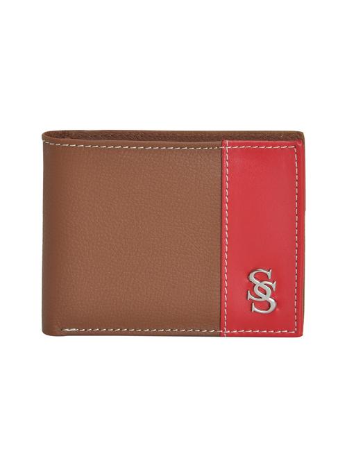 brown leatherette wallet - 15190996 - Standard Image - 1