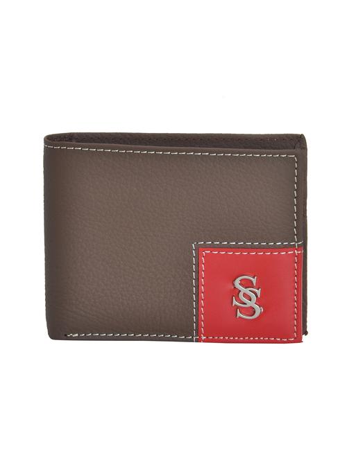 brown leatherette wallet - 15190998 - Standard Image - 1