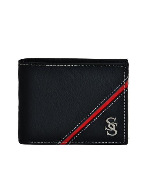black leatherette wallet - 15191000 - Standard Image - 1