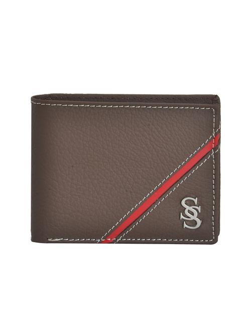 brown leatherette wallet - 15191001 - Standard Image - 1