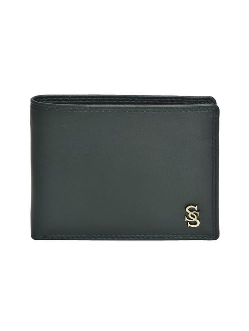 green leatherette wallet - 15191011 - Standard Image - 1