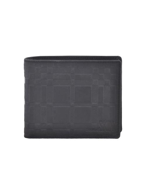 black leatherette wallet - 15191073 - Standard Image - 1