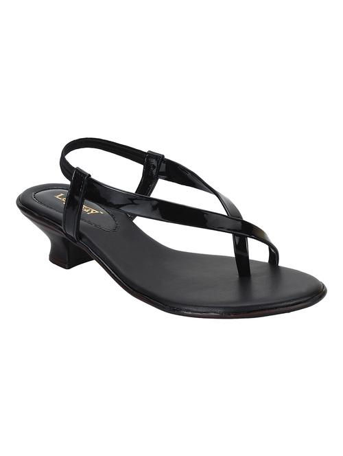 black patent back strap sandals - 15191172 - Standard Image - 1
