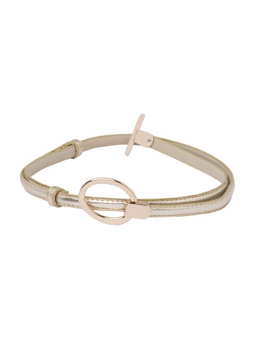 gold leatherette (pu belt - 15191743 - Very Small Image - 1