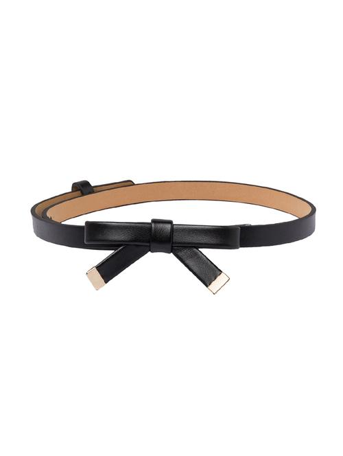 black leatherette (pu belt - 15191746 - Very Small Image - 1