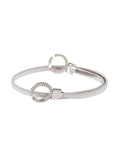 silver synthetic leather) belt - 15191748 - Very Small Image - 1