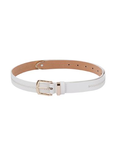 white leatherette (pu belt - 15191765 - Very Small Image - 1