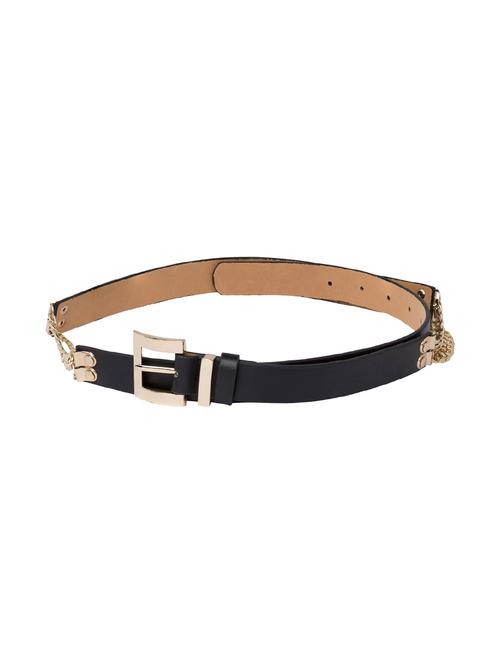 black leatherette (pu belt - 15191769 - Very Small Image - 1