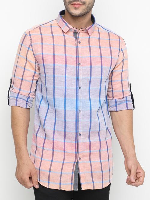 multi colored cotton casual shirt - 15195686 - Standard Image - 1