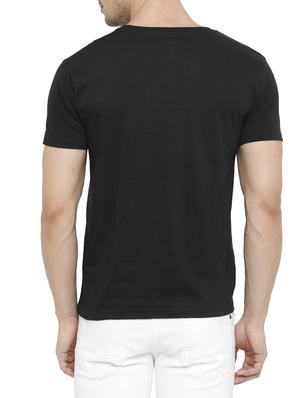 black cotton t-shirt - 15195832 - Standard Image - 3