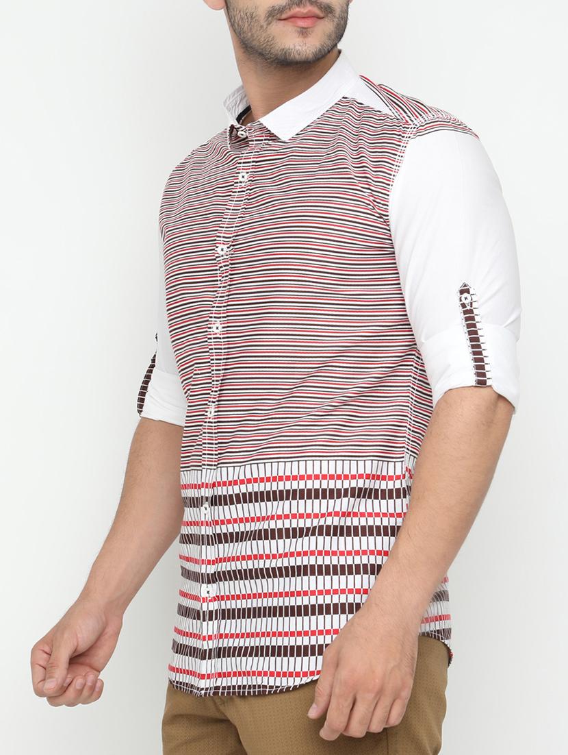 multi colored cotton casual shirt - 15195848 - Zoom Image - 2