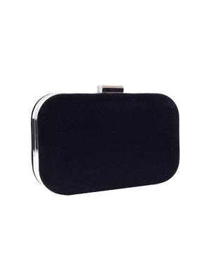 black velvet regular clutch - 15196163 - Standard Image - 4