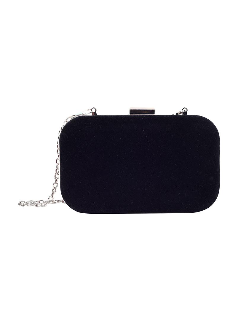 black velvet regular clutch - 15196163 - Zoom Image - 1