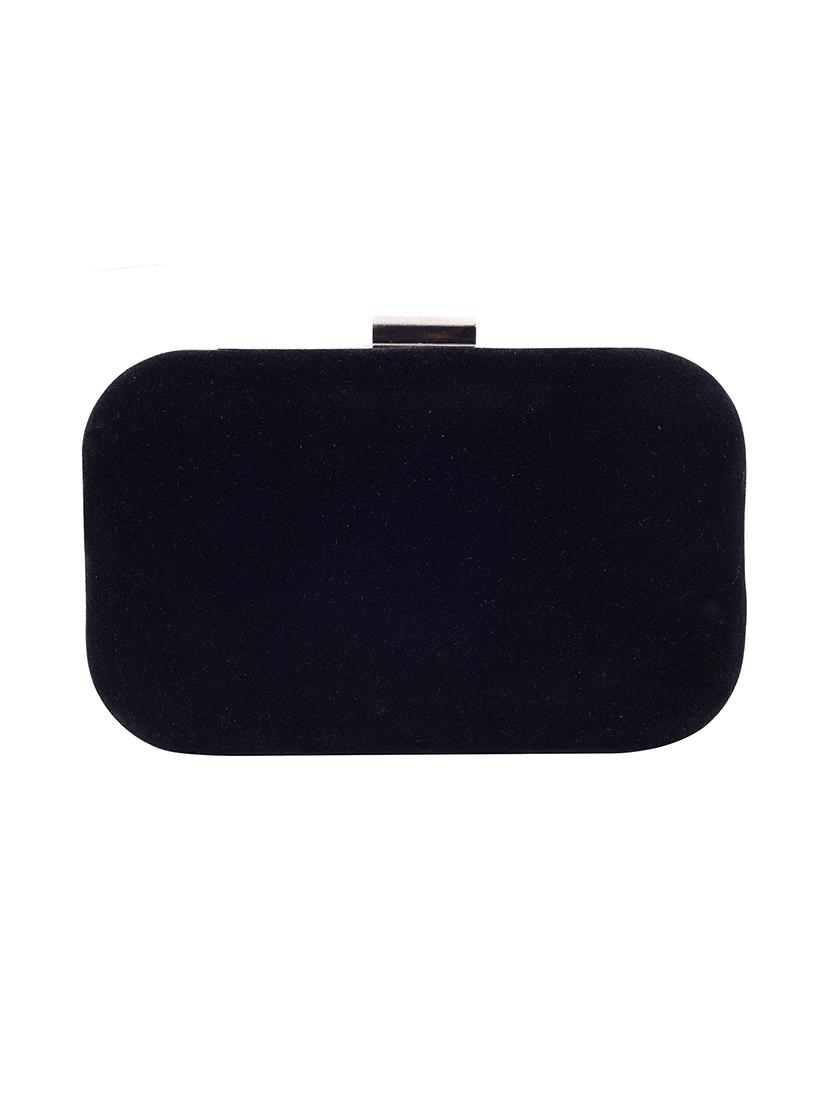 black velvet regular clutch - 15196163 - Zoom Image - 2