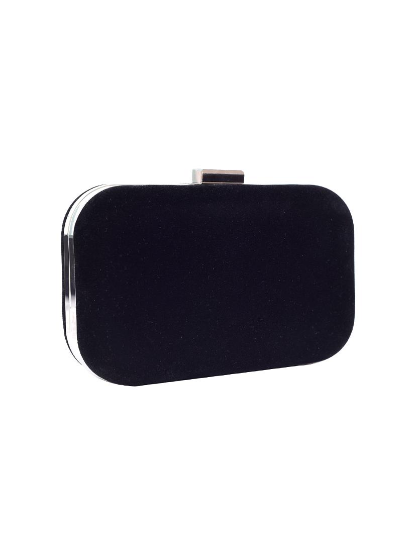 black velvet regular clutch - 15196163 - Zoom Image - 4