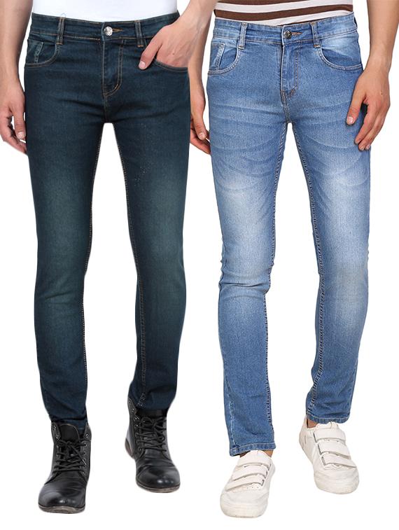 multi colored denim washed jeans (set of 2) - 15197030 - Zoom Image - 1
