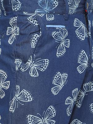 navy blue denim shorts - 15197095 - Standard Image - 4
