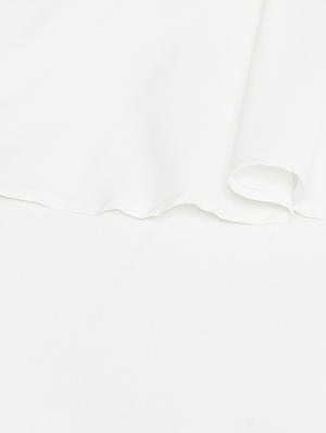 solid white crepe layered top - 15197951 - Standard Image - 4