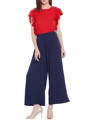 high rise solid palazzo - 15197963 - Standard Image - 4