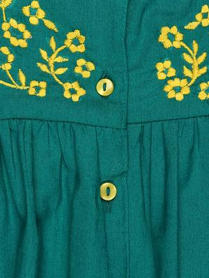 green cotton playsuit - 15199120 - Standard Image - 3