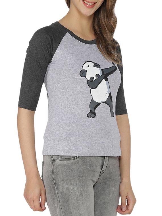graphic print raglan sleeved tee - 15200587 - Zoom Image - 2