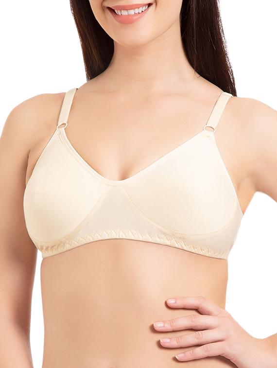 set of 2 multicolored solid cotton t-shirt bras - 15203827 - Zoom Image - 4