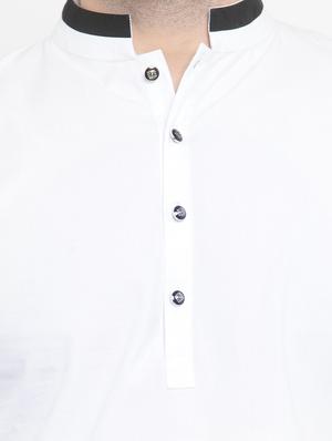 white solid medium kurta - 15204750 - Standard Image - 4