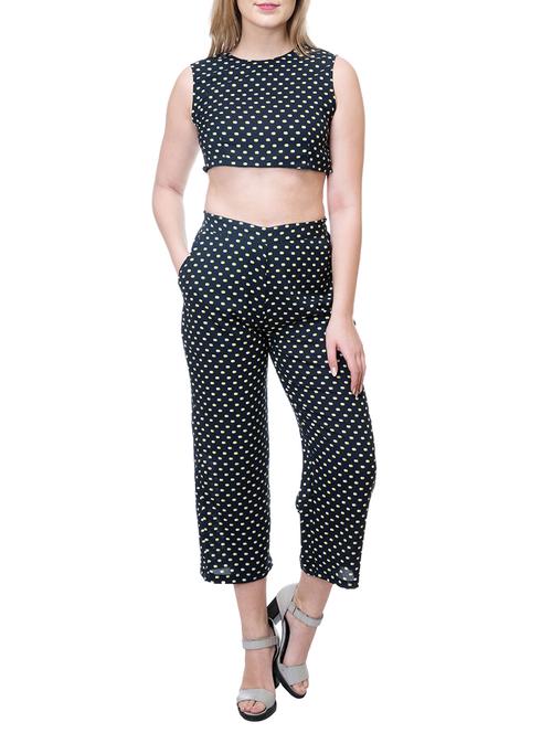 navy blue printed western wear set - 15205323 - Standard Image - 1