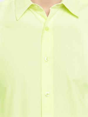 green cotton casual shirt - 15206164 - Standard Image - 4