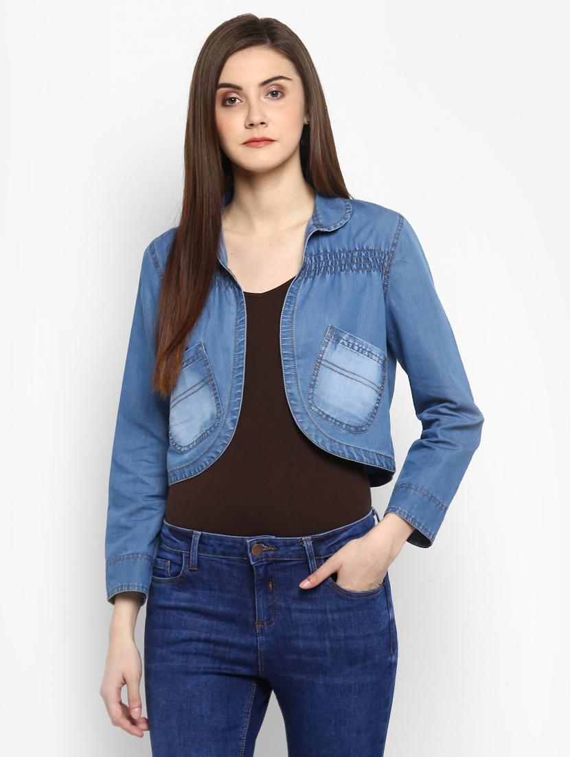 blue denim shrug - 15206413 - Zoom Image - 1