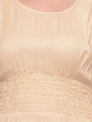 beige rayon a-line solid kurta - 15208915 - Standard Image - 4
