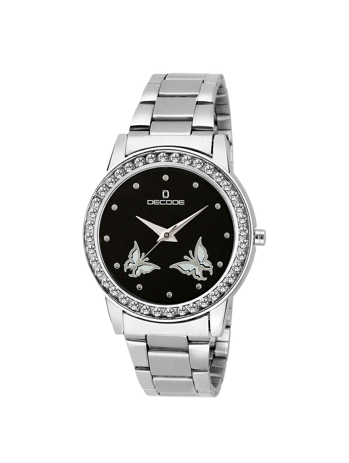 Decode Ladies Crystal Studded 21-030 Black Diamond Collection Watch for Women/Girls - 15211054 - Zoom Image - 1