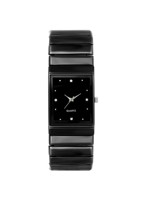 jaycreation black metal men's analog watch - 15211386 - Standard Image - 1