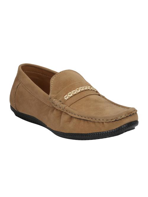 big fox brown suede slipon loafers - 15213817 - Standard Image - 1
