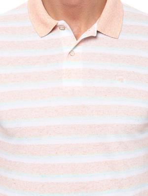 orange cotton blend polo t-shirt - 15214644 - Standard Image - 5