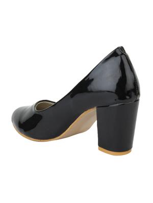 black slip on pump - 15215296 - Standard Image - 3