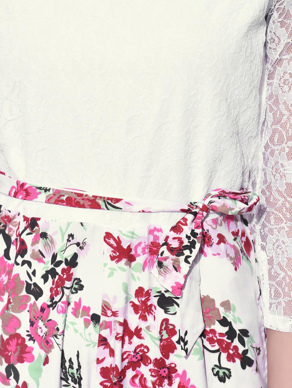 floral crepe full leg jumpsuit - 15215843 - Zoom Image - 4