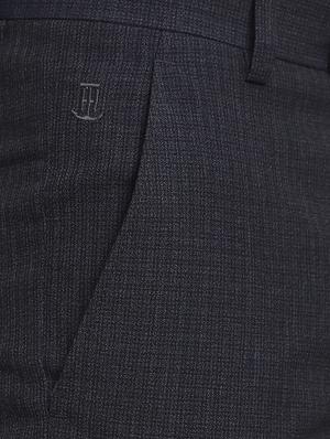 grey cotton flat front formal trouser - 15216198 - Standard Image - 4