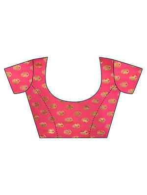 pink silk flared lehenga - 15218010 - Standard Image - 2