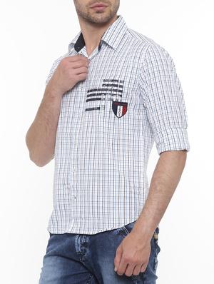 white cotton casual shirt - 15218165 - Standard Image - 2