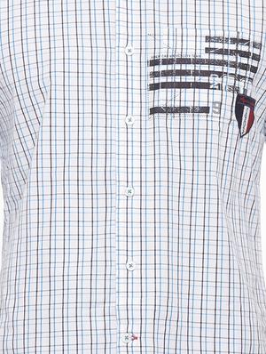 white cotton casual shirt - 15218165 - Standard Image - 4