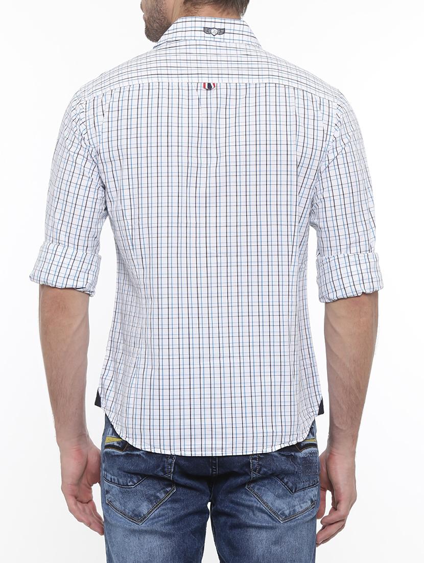 white cotton casual shirt - 15218165 - Zoom Image - 3