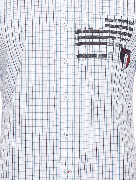 white cotton casual shirt - 15218165 - Zoom Image - 4