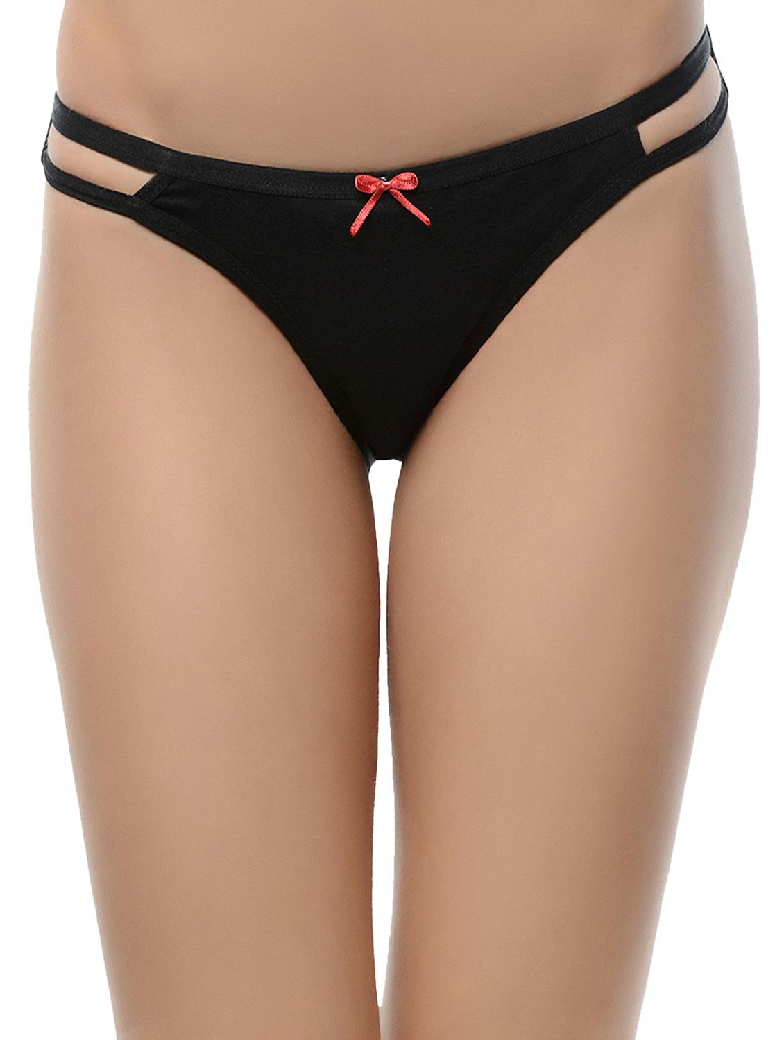 set of 3 multi colored cotton bikini panties - 15219018 - Zoom Image - 6