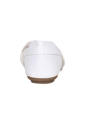 white closed back sandal - 15219190 - Standard Image - 3